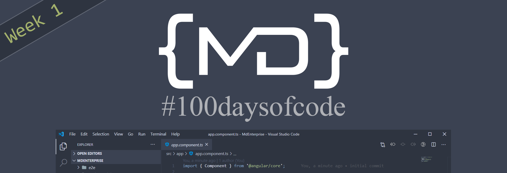 #100daysofcode Week 1